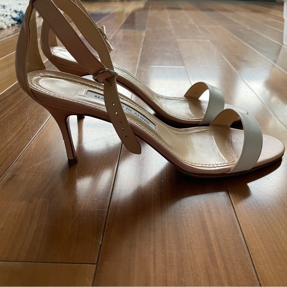 Manolo Blahnik | Shoes | Manolo Blahnik Kitten Heel Sandal | Poshmark